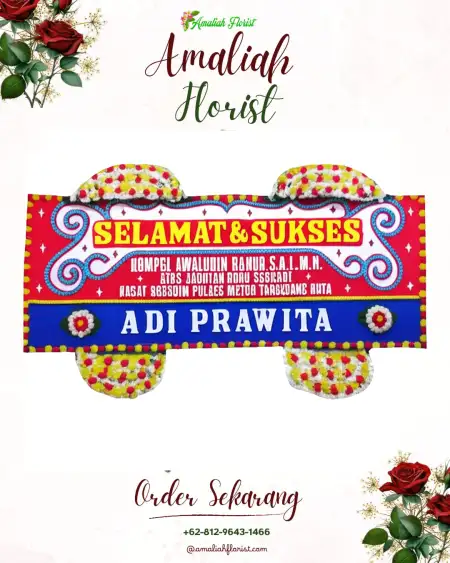 Papan Bunga Ucapan Selamat Betung I